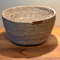 Håndlaget Jutebolle / Brødkurv – Smussavvisende (22 cm)